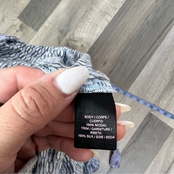 ❄️ Victoria's Secret Floral Modal Chiffon Trim Maxi Dress - Picture 7 of 8